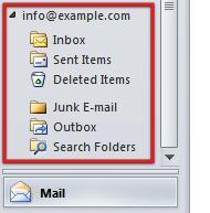 Description: New POP3 Email Account in Outlook 2010